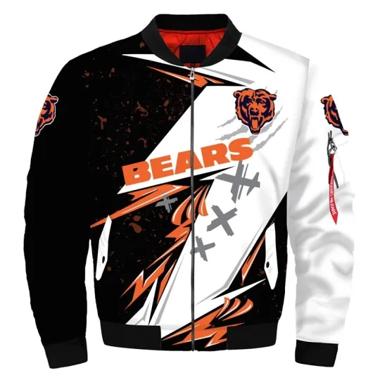 Chicago Bears Men's Flight Bomber Jacket