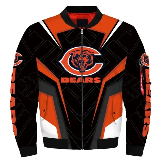 Chicago Bears Men's Flight Bomber Jacket