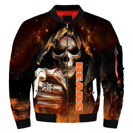 Chicago Bears Men's Flight Bomber Jacket