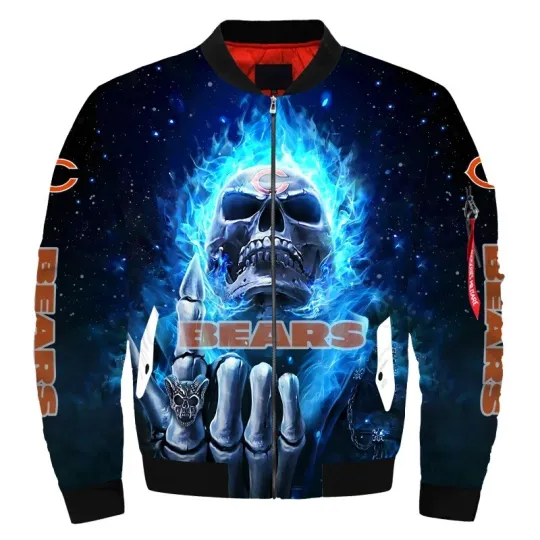 Chicago Bears Men's Flight Bomber Jacket