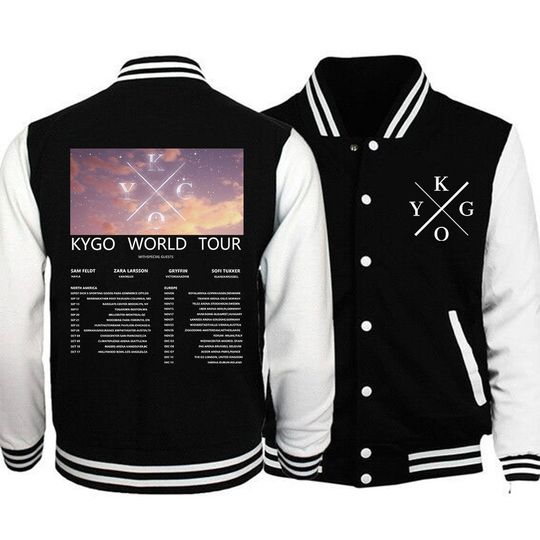 Kygo World Tour 2024  Baseball Uniform Jackets