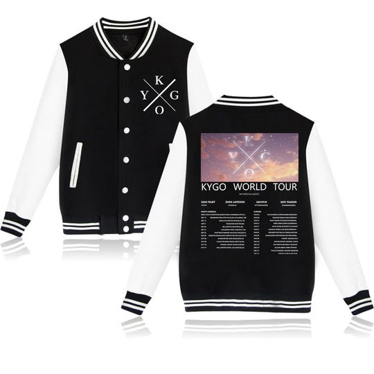Kygo World Tour 2024  Baseball Uniform Jackets