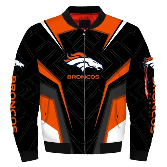 Denver Broncos Men's Flight Bomber Jacket