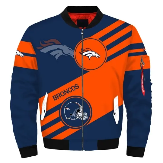 Denver Broncos Men's Flight Bomber Jacket