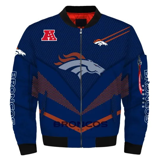 Denver Broncos Men's Flight Bomber Jacket