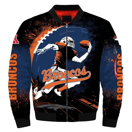 Denver Broncos Men's Flight Bomber Jacket