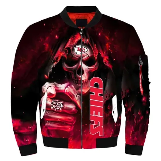 Kansas City Chiefs Men's Flight Bomber Jacket