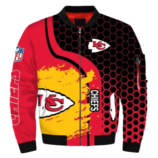 Kansas City Chiefs Men's Flight Bomber Jacket