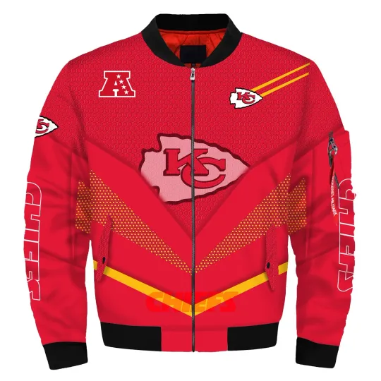 Kansas City Chiefs Men's Flight Bomber Jacket