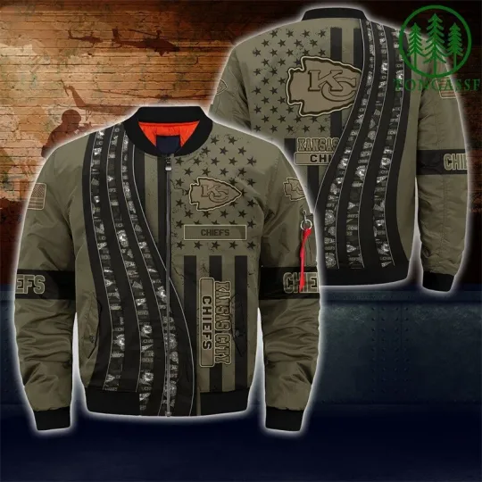 Kansas City Chiefs Men's Flight Bomber Jacket