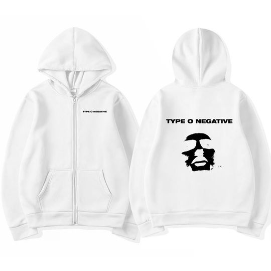 Rock Band Type O Negative Peter Steele Portrait Zip Up Hoodies