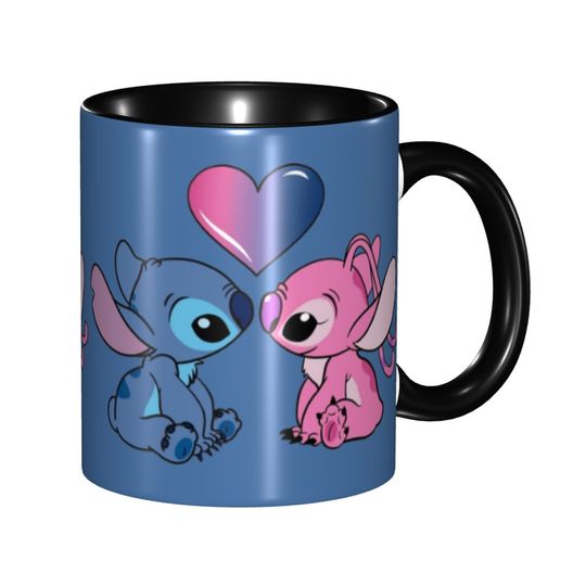 New Arrival Stitch And Baby Groot Tree Lights Merch Mugs Cute Tea Cup