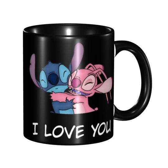 New Arrival Stitch And Baby Groot Tree Lights Merch Mugs Cute Tea Cup