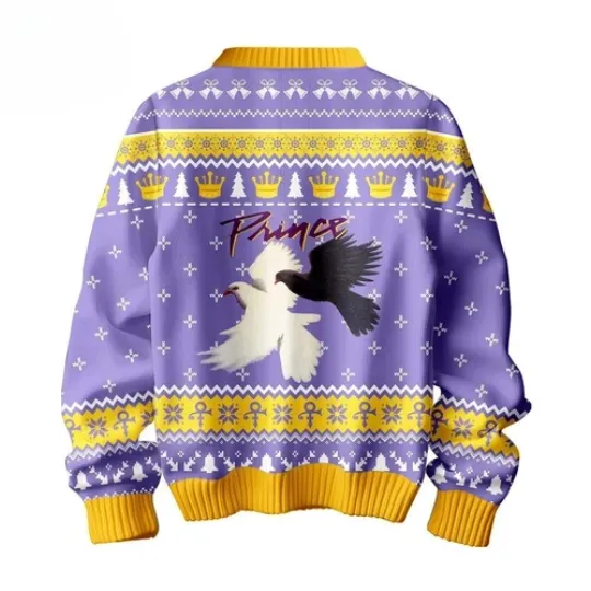 Prince Purple Limited Christmas Ugly Sweater