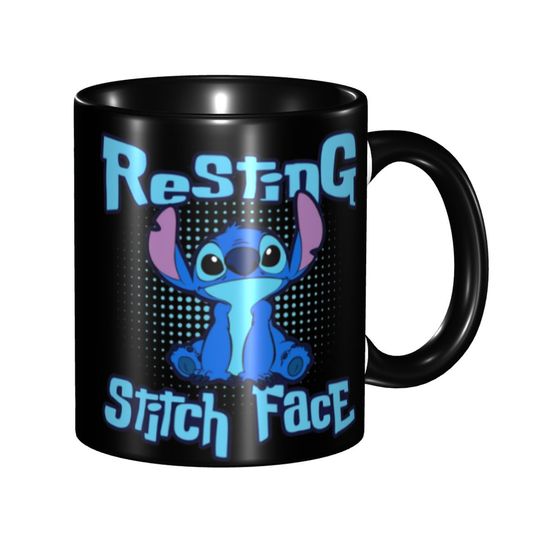 New Arrival Stitch And Baby Groot Tree Lights Merch Mugs Cute Tea Cup