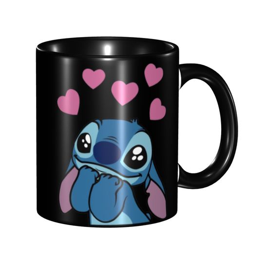 New Arrival Stitch And Baby Groot Tree Lights Merch Mugs Cute Tea Cup