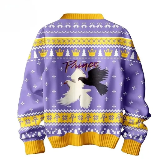 Prince Purple Limited Christmas Ugly Sweater
