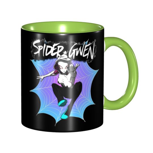 Spider Gwen Stacy Coffee Mug Fun spider-Gwen Cup For Office