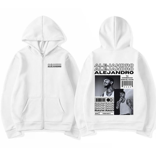 Rauw Alejandro Todo De Ti Album Zipper Hoodies
