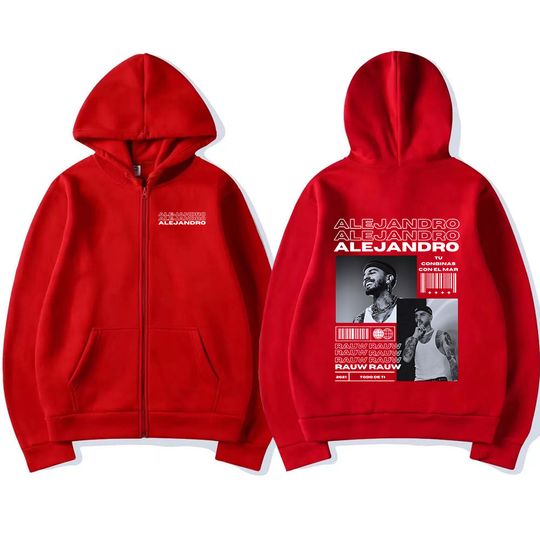 Rauw Alejandro Todo De Ti Album Zipper Hoodies