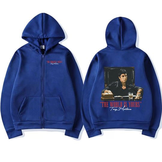 Classic Movie Scarface Zipper Hoodies