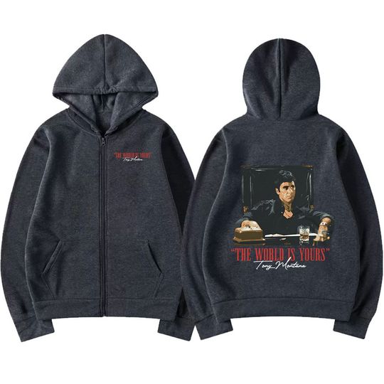 Classic Movie Scarface Zipper Hoodies