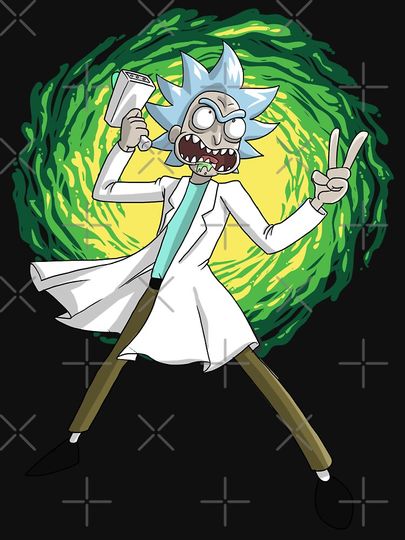 r sanche Rick and Rickandmorty Pullover Hoodie