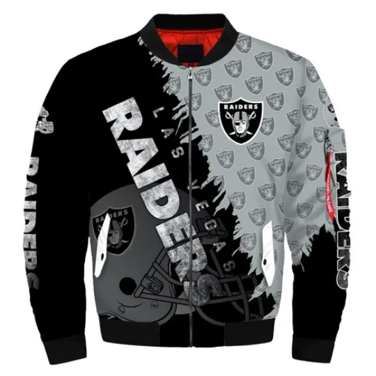 Las Vegas Raiders Men's Bomber Jacket