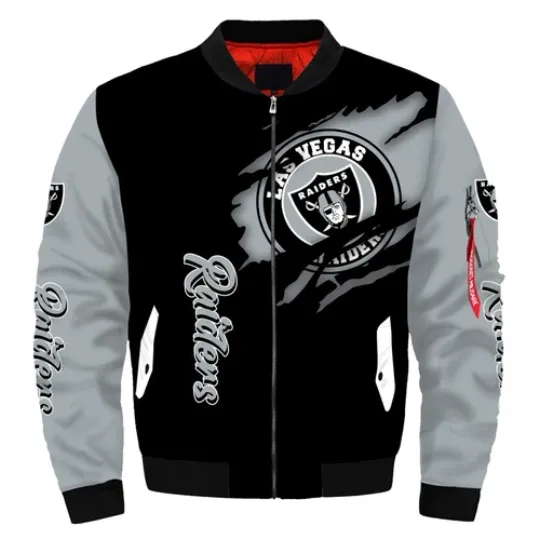Las Vegas Raiders Men's Bomber Jacket