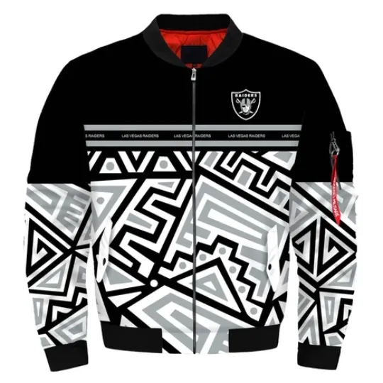 Las Vegas Raiders Men's Bomber Jacket