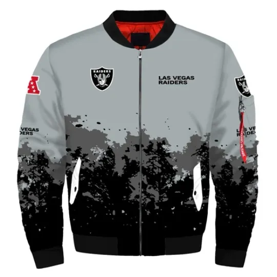Las Vegas Raiders Men's Bomber Jacket