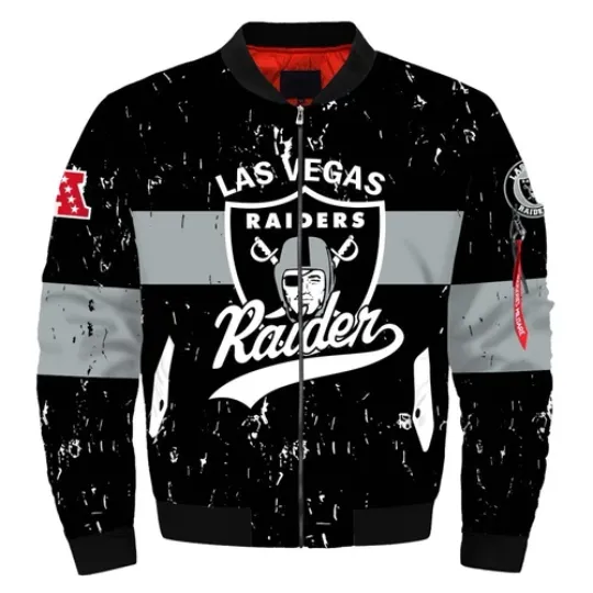 Las Vegas Raiders Men's Bomber Jacket