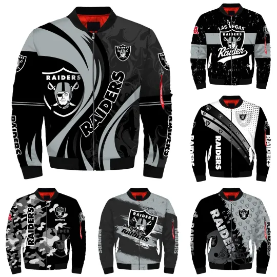 Las Vegas Raiders Men's Bomber Jacket