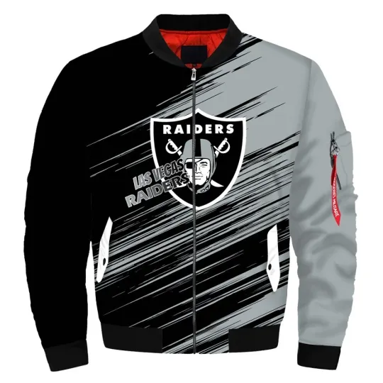 Las Vegas Raiders Men's Bomber Jacket