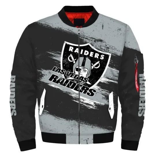 Las Vegas Raiders Men's Bomber Jacket