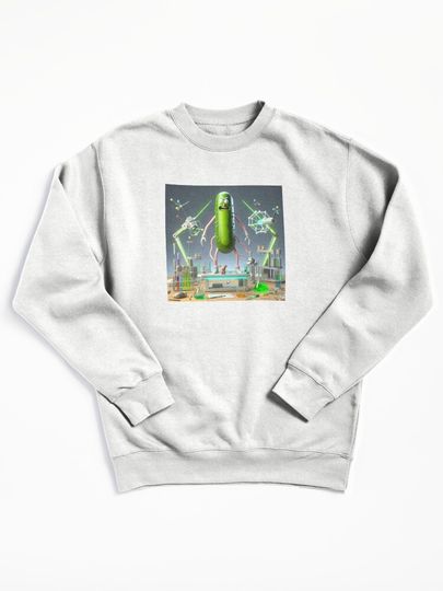 RICK AND Rickandmorty themed drawing Pullover Sweatshirt