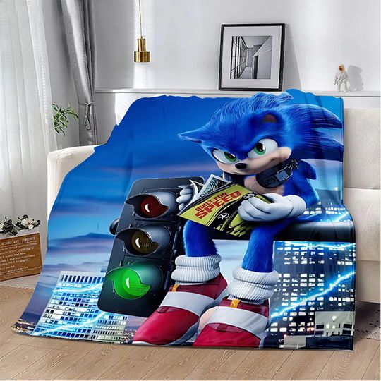 Hot Game The Hedgehogs Printed Blanket Picnic Blankets Warm Blanket