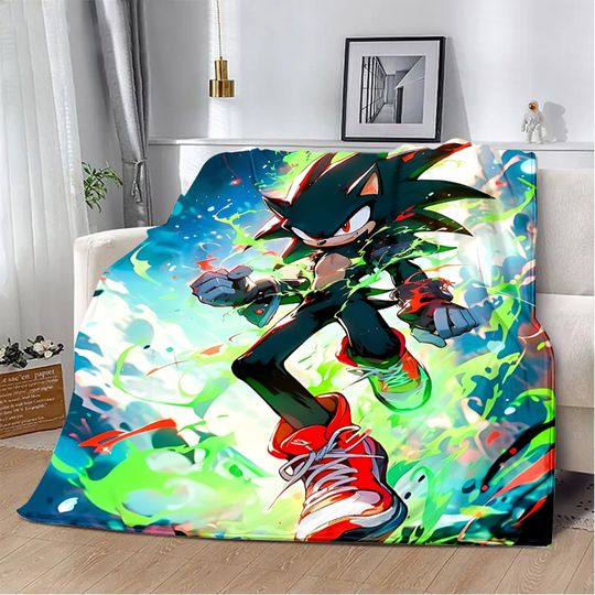 Hot Game The Hedgehogs Printed Blanket Picnic Blankets Warm Blanket