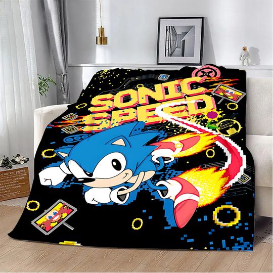 Hot Game The Hedgehogs Printed Blanket Picnic Blankets Warm Blanket