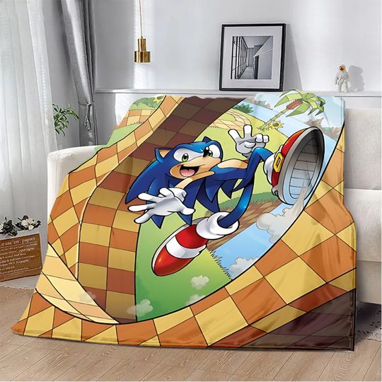 Hot Game The Hedgehogs Printed Blanket Picnic Blankets Warm Blanket