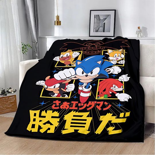Hot Game The Hedgehogs Printed Blanket Picnic Blankets Warm Blanket
