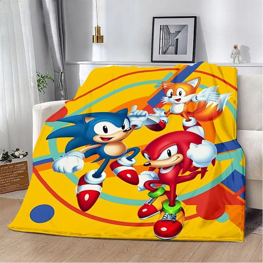 Hot Game The Hedgehogs Printed Blanket Picnic Blankets Warm Blanket
