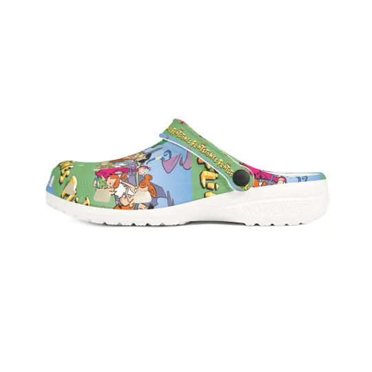 The Flintstones Clogs Shoes (AOP)