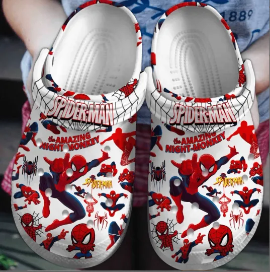 Spider Man Movie Clogs Shoes Comfortable For Men Women