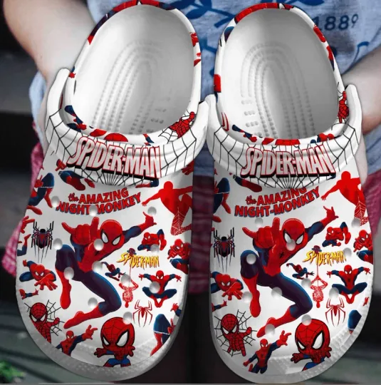 Spider Man Movie Clogs Shoes Comfortable For Men Women