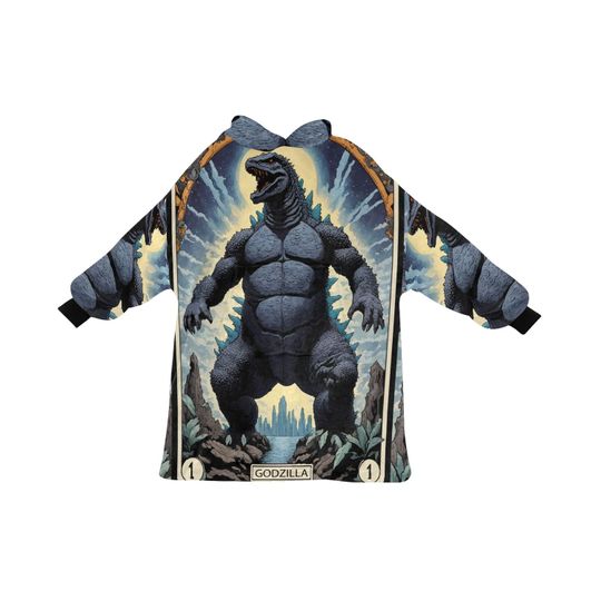 Blanket Hoodie god zilla Gojira Kaiju