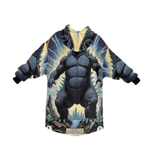 Blanket Hoodie god zilla Gojira Kaiju