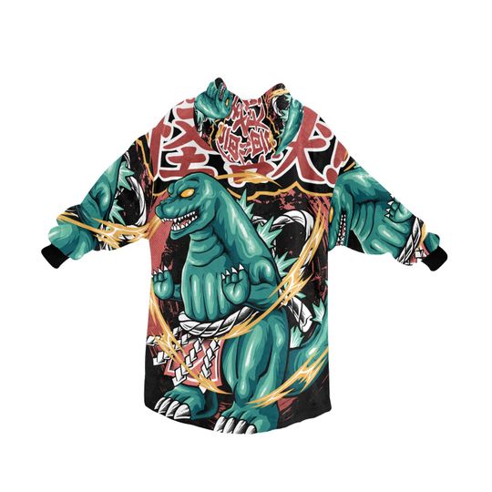 Blanket Hoodie god zilla Gojira Kaiju