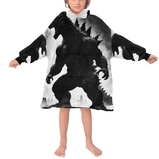 Blanket Hoodie god zilla Gojira Kaiju