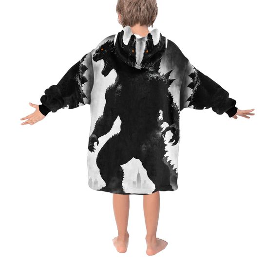 Blanket Hoodie god zilla Gojira Kaiju